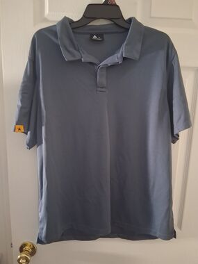 Zity Men’s Slate Blue Short-Sleeve Polo